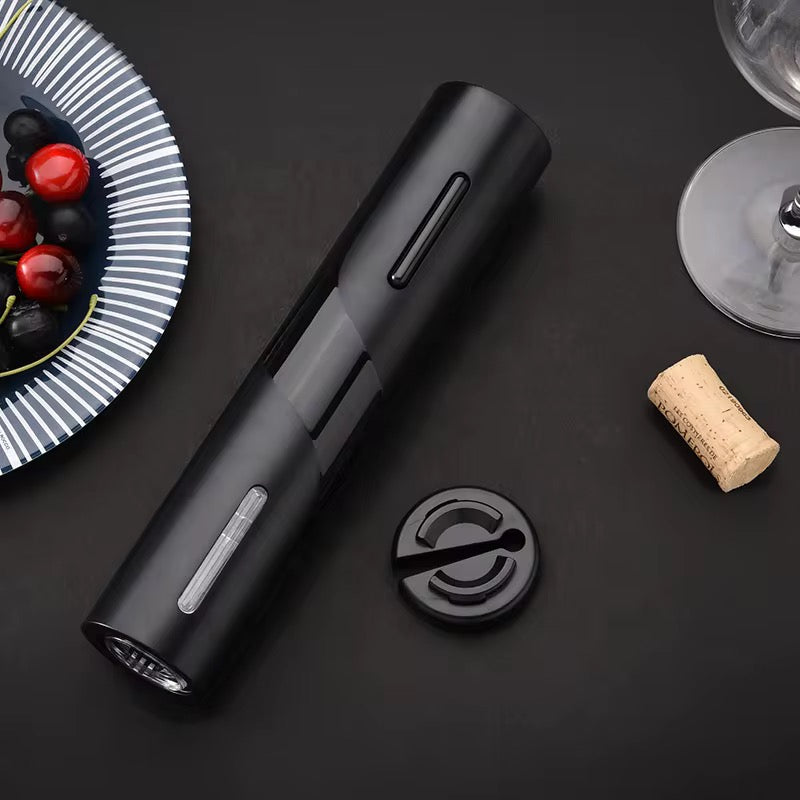 Tire Bouchon Électrique, Ouvre Bouteille Professionnel pour Vin Sans Fil Décapsuleur Automatique avec USB, Coupe-capsule, Bouchon de Bouteille de Vin et Bec Verseur, pour la maison, le restaurant