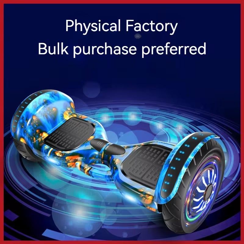 Hoverboard 6.5 Pouces Overboard, Hover Board Gyropode Tout-Terrain, Bluetooth et LED Auto-équilibré électrique Auto-équilibrage pour Enfant et Adulte